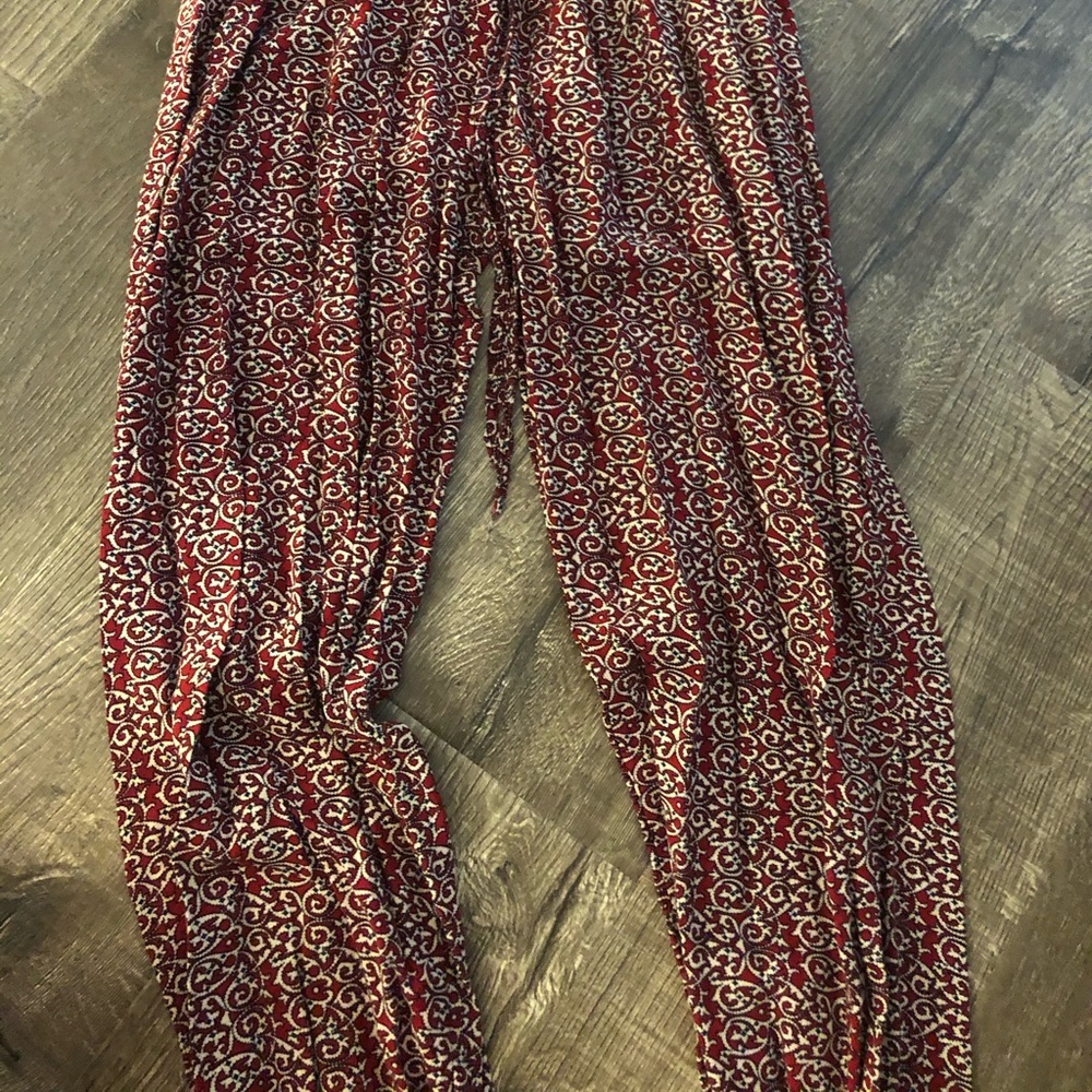 Flowy Patterned Lightweight Joggers - image 2